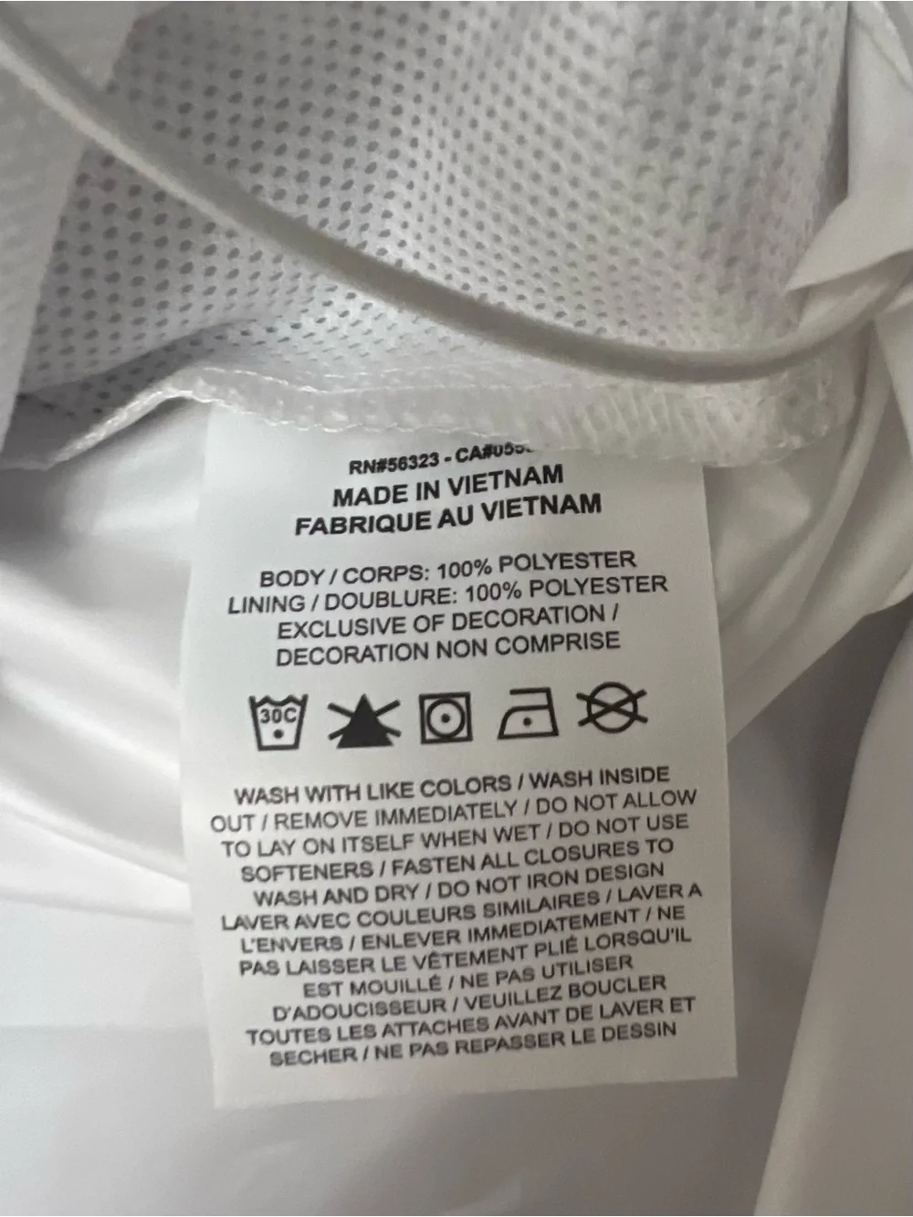 NWT Nike Small Sportswear Essential Woven Hooded Windbreaker Jacket White - Picture 5 of 6